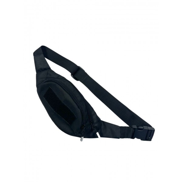 Сумка поясна Бананка з липучкою МК Чорна - 3584441
