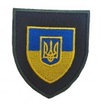 Шеврон Флаг с гербом Олива (размер 7х8 см)