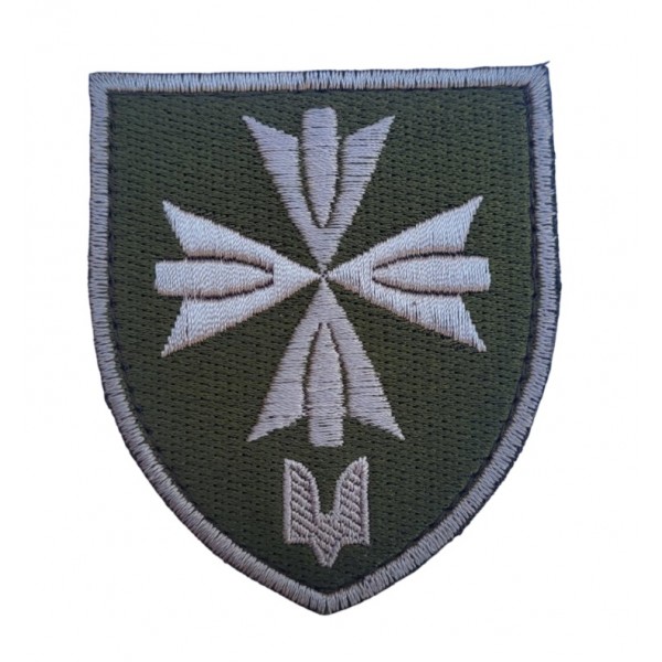 Шеврон ССО 99-й отдельный батальон управления и обеспечения ОБУЗ Олива (размер 7х8 см) - 3584456