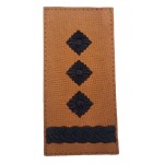 Погон на липучці Полковник ЗСУ Койот (розмір 5х10 см)