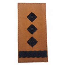 Погон на липучці Полковник ЗСУ Койот (розмір 5х10 см)