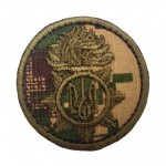 Кокарда кругла Національна гвардія України НГУ Хижак (розмір 5х5 см)