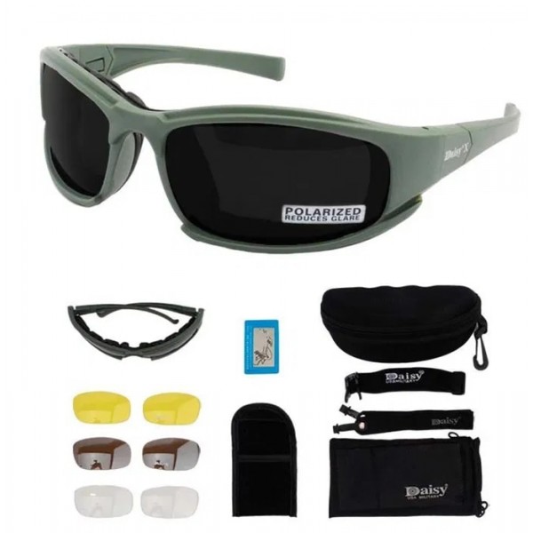 Очки Daisy Х7 (с поляризацией) Олива - 3584633