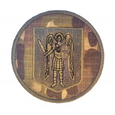 Шеврон Архангел Михаил Мультикам (размер 9х9 см)