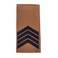 Погон на липучці Старший сержант ЗСУ Койот (розмір 5х10 см)