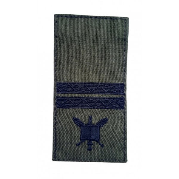 Погон на липучке лицеистов Вице-сержант ВСУ Олива (размер 5х10 см) - 3584749