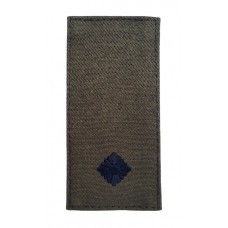 Погон на липучці Молодший лейтенант ЗСУ Олива (розмір 5х10 см)