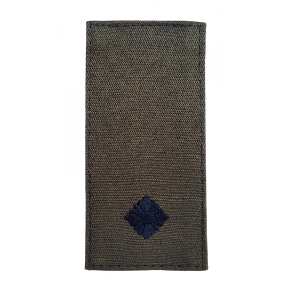 Погон на липучке Младший лейтенант ВСУ Олива (размер 5х10 см) - 3584754
