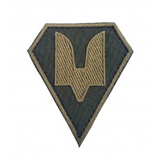 Шеврон Силы специальных операций ССО Двозуб Олива (размер 7х8 см)