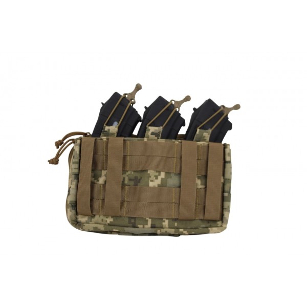 Подсумок штурмовой административный Plakard под 3 магазина в системе Molli uaBronik ММ-14 - 3585293 Подсумок штурмовой административный Plakard под 3 магазина в системе Molli uaBronik ММ-14 - 3585293