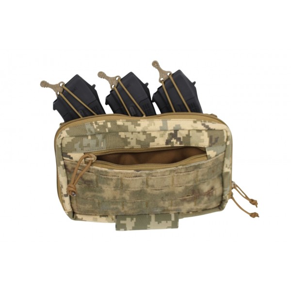 Подсумок штурмовой административный Plakard под 3 магазина в системе Molli uaBronik ММ-14 - 3585293 Подсумок штурмовой административный Plakard под 3 магазина в системе Molli uaBronik ММ-14 - 3585293