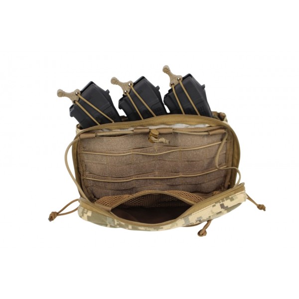 Подсумок штурмовой административный Plakard под 3 магазина в системе Molli uaBronik ММ-14 - 3585293 Подсумок штурмовой административный Plakard под 3 магазина в системе Molli uaBronik ММ-14 - 3585293