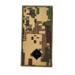 Погон на липучке Младший лейтенант НГУ Хищник (размер 5х10 см)