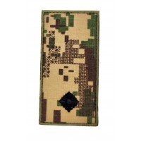 Погон на липучке Младший лейтенант НГУ Хищник (размер 5х10 см)