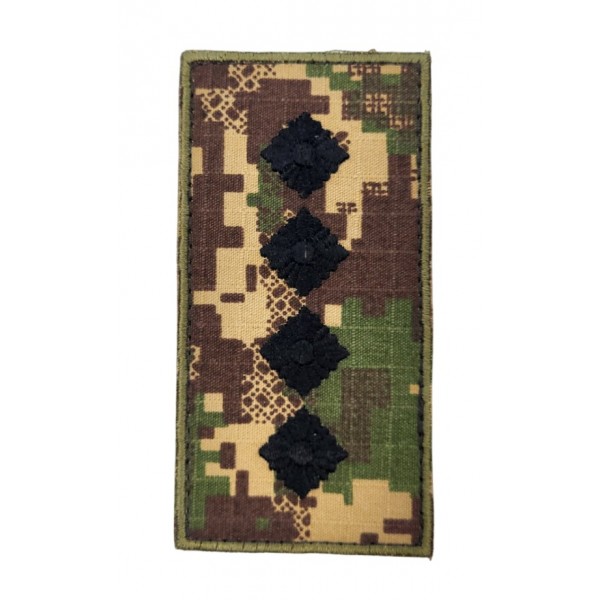 Погон на липучке Капитан НГУ Хищник (размер 5х10 см) - 3585303