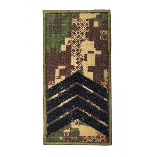 Погон на липучке Старший сержант НГУ Хищник (размер 5х10 см) - 3585304