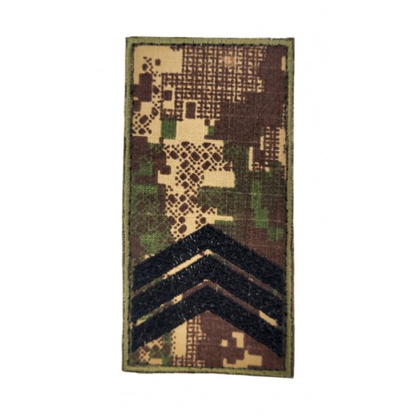 Погон на липучке Сержант НГУ Хищник (размер 5х10 см) - 3585305
