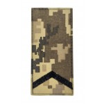 Погон на липучке Старший солдат ВСУ Пиксель (размер 5х10 см)