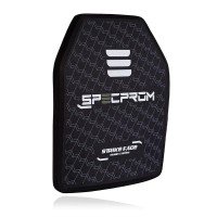 Комплект полиэтиленовых бронеплит SpecProm Bronyx (PE) 3-го класса защиты (вес 1.4 кг, размер 25х30 см) Черный М