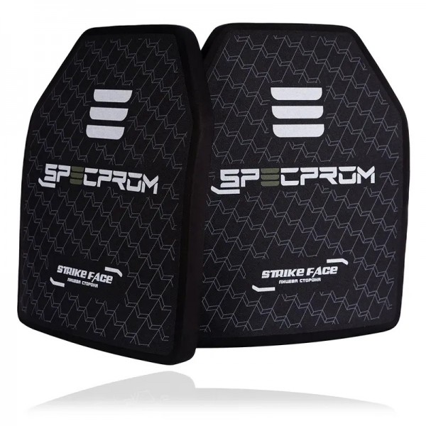 Комплект полиэтиленовых бронеплит SpecProm Bronyx (PE) 3-го класса защиты (вес 1.77 кг, размер 27.5х35 см) Черный XL - 3585351 Комплект полиэтиленовых бронеплит SpecProm Bronyx (PE) 3-го класса защиты (вес 1.77 кг, размер 27.5х35 см) Черный XL - 3585351