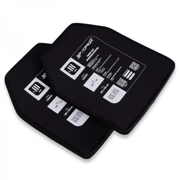 Комплект полиэтиленовых бронеплит SpecProm Bronyx (PE) 3-го класса защиты (вес 1.77 кг, размер 27.5х35 см) Черный XL - 3585351 Комплект полиэтиленовых бронеплит SpecProm Bronyx (PE) 3-го класса защиты (вес 1.77 кг, размер 27.5х35 см) Черный XL - 3585351