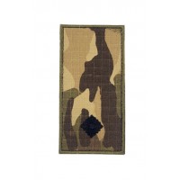 Погон на липучці Молодший лейтенант ЗСУ Мультикам (розмір 5х10 см)