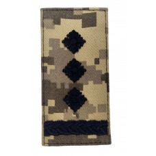 Погон на липучці Полковник Піксель (розмір 5х10 см)
