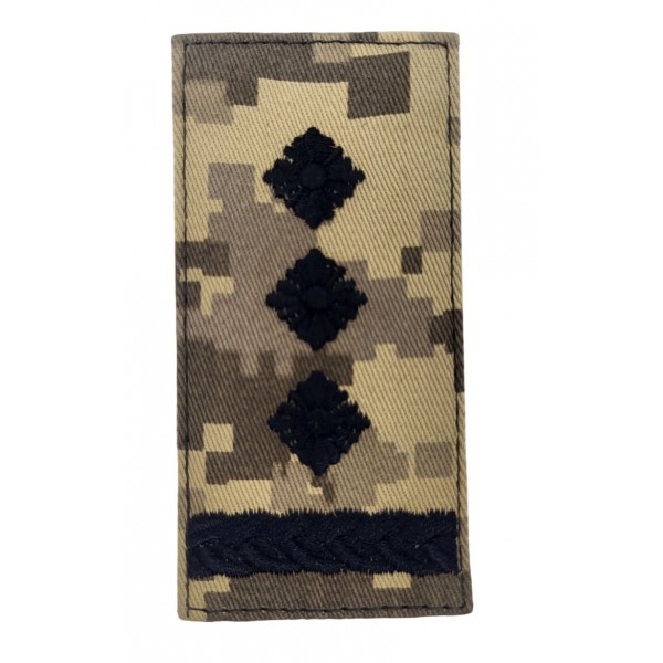 Погон на липучке Полковник Пиксель (размер 5х10 см) - 3585464