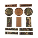 Комплект нашивок Національна гвардія України Койот+Хижак