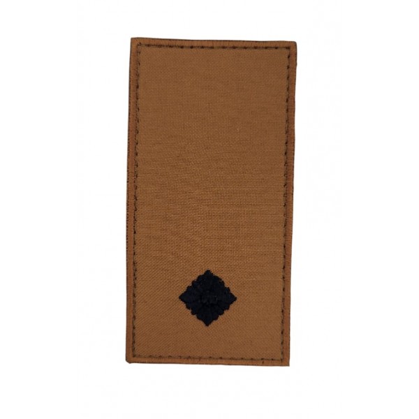 Погон на липучке Младший лейтенант ВСУ Койот (размер 5х10 см) - 3585628