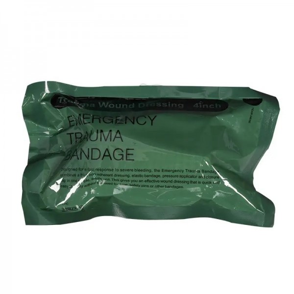 Израильский кровоостанавливающий бандаж 4 дюйма компрессионный бинт гемостатический бандаж ИПП 4" - 3585633