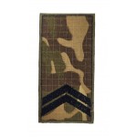 Погон на липучке Младший сержант ВСУ Мультикам (размер 5х10 см)