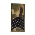 Погон на липучке Старший сержант ВСУ Мультикам  (размер 5х10 см)