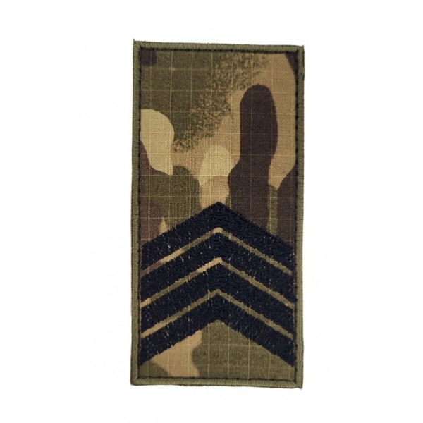 Погон на липучке Старший сержант ВСУ Мультикам (размер 5х10 см) - 3585641