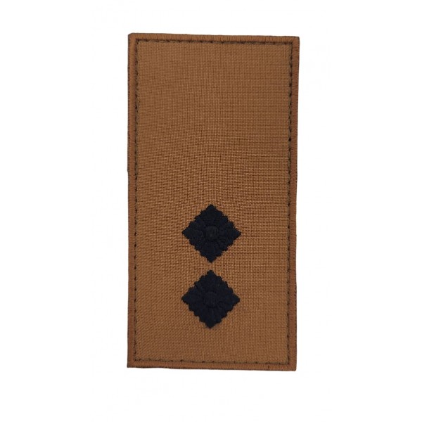 Погон на липучке Лейтенант ВСУ Койот (размер 5х10 см) - 3585643