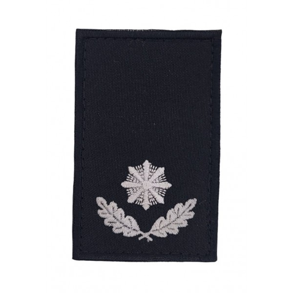 Погон на липучке Полиции Майор Черный (размер 5х8 см) - 3585645