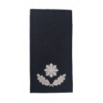 Погон на липучке Полиции Майор Черный (размер 5х10 см)