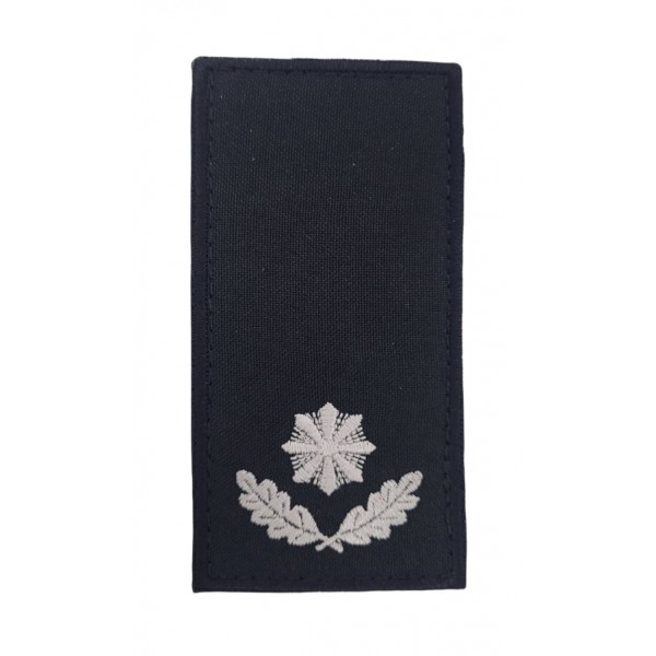 Погон на липучке Полиции Майор Черный (размер 5х10 см) - 3585648