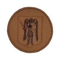 Шеврон национальная гвардия Украины НГУ Киев архангел Михаил Койот (размер 9х9 см)