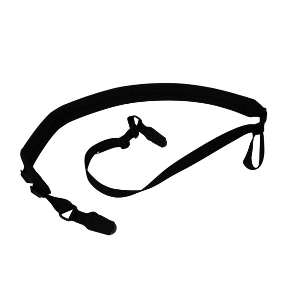 Ремень оружейный двухточечный с широким наплечником uaBronik Черный - 3585667