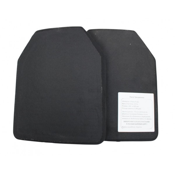 Комплект тренувальних плит AL (сталь 4 мм, вага 2.3 кг, розмір 250х300 мм) - 3585673 Комплект тренувальних плит AL (сталь 4 мм, вага 2.3 кг, розмір 250х300 мм) - 3585673