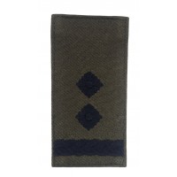 Погон на липучке Подполковник ВСУ Олива (размер 5х10 см)