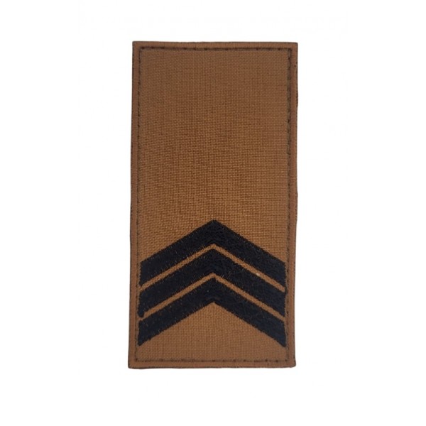 Погон на липучке Сержант ВСУ Койот (размер 5х10 см) - 3585684