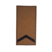Погон на липучке Старший солдат ВСУ Койот (размер 5х10 см)