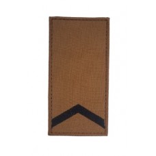 Погон на липучці Старший солдат ЗСУ Койот (розмір 5х10 см)