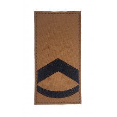 Погон на липучке Штаб-сержант ВСУ Койот (размер 5х10 см)