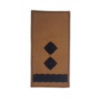 Погон на липучке Подполковник ВСУ Койот (размер 5х10 см)