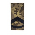 Погон на липучці Штаб сержант ЗСУ Піксель (розмір 5х10 см)