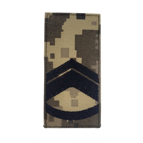 Погон на липучке Мастер сержант ВСУ Пиксель (размер 5х10 см) - 3585729