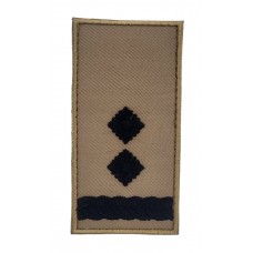 Погон на липучке Подполковник ВСУ Светлый койот (размер 5х10 см)